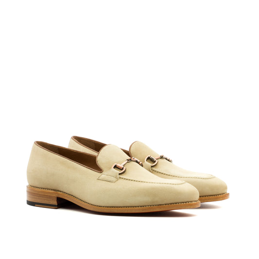 Taupe Suede Horsebit Loafer